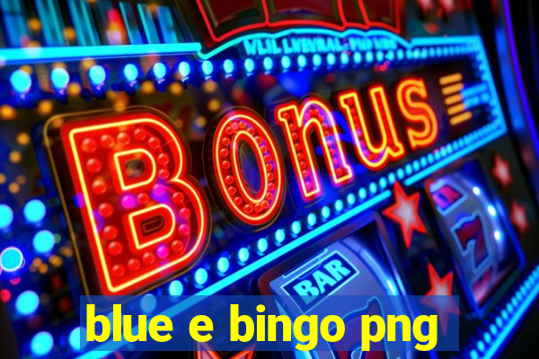 blue e bingo png